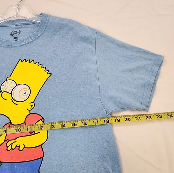 The Simpsons Men's Blue Graphic T-shirt, Size Medium - Picture 6 of 11